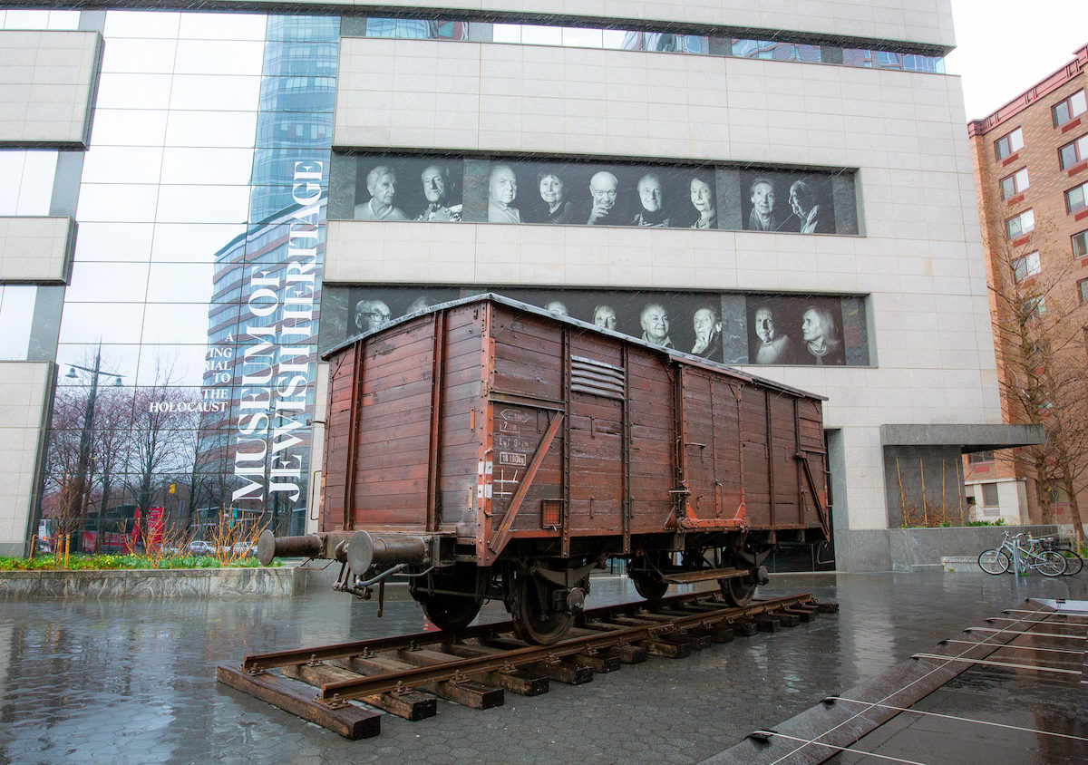 German Freight Car in Front of MJH