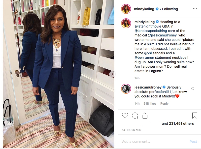 Mindy Kaling continues to show off weight loss in purple dress at White  House