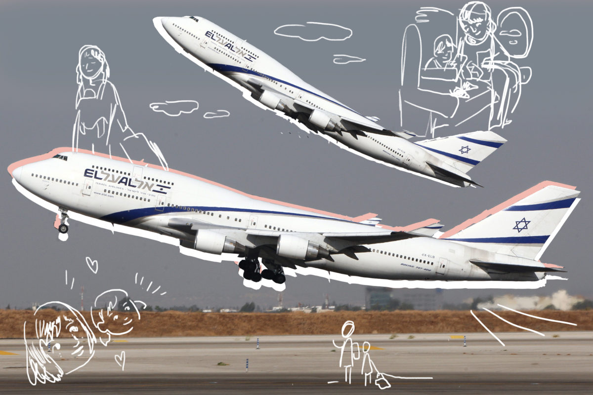 A Boeing 777-200 from Israeli airliner E