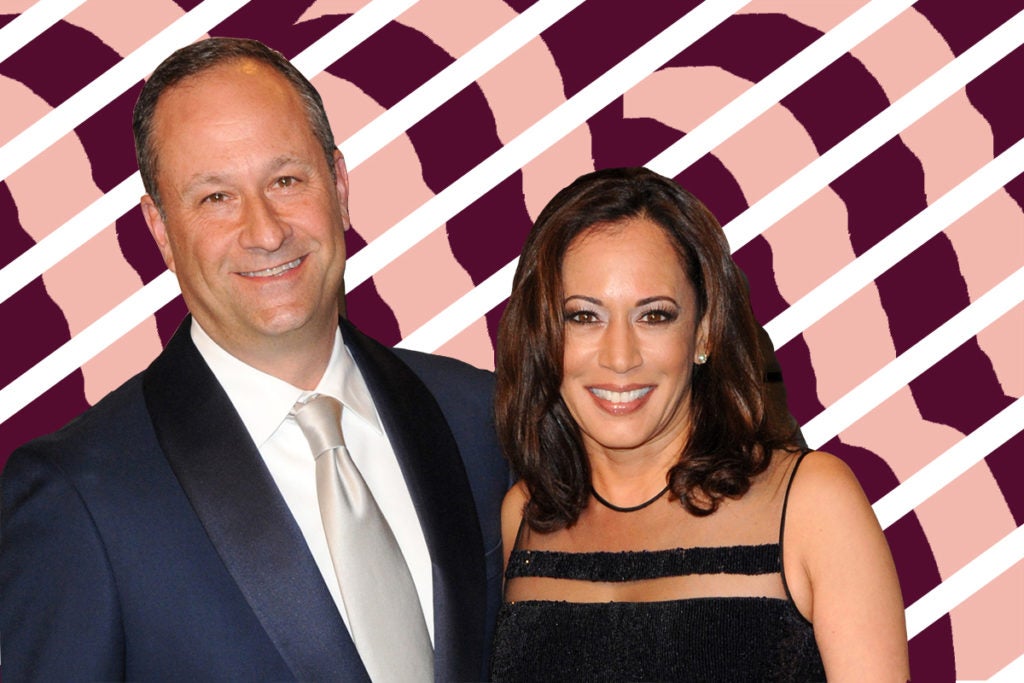 Douglas Emhoff and Kamala Harris