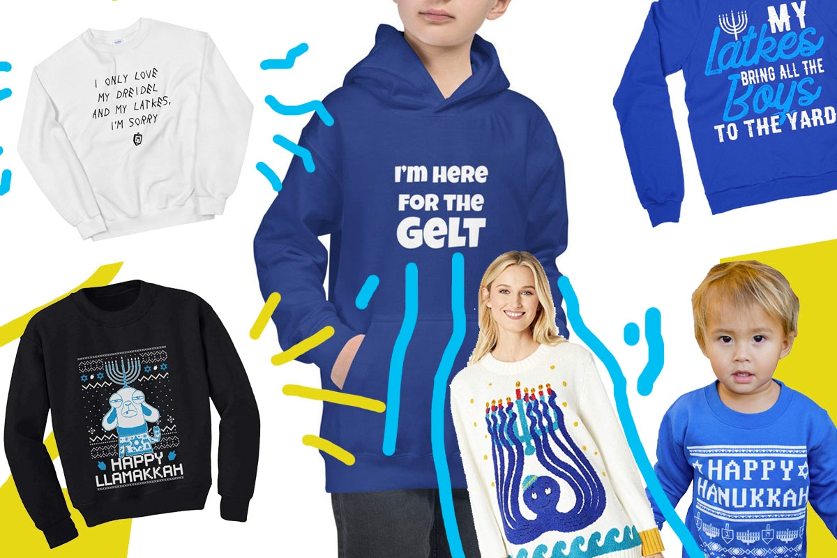 hanukkah llama sweater