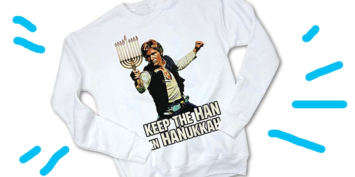 hanukkah llama sweater