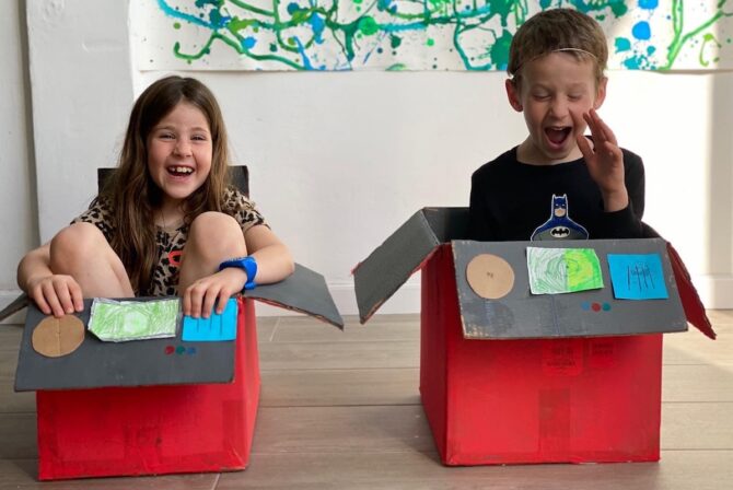 The Best Therapy For Cooped-Up Kids? Cardboard.