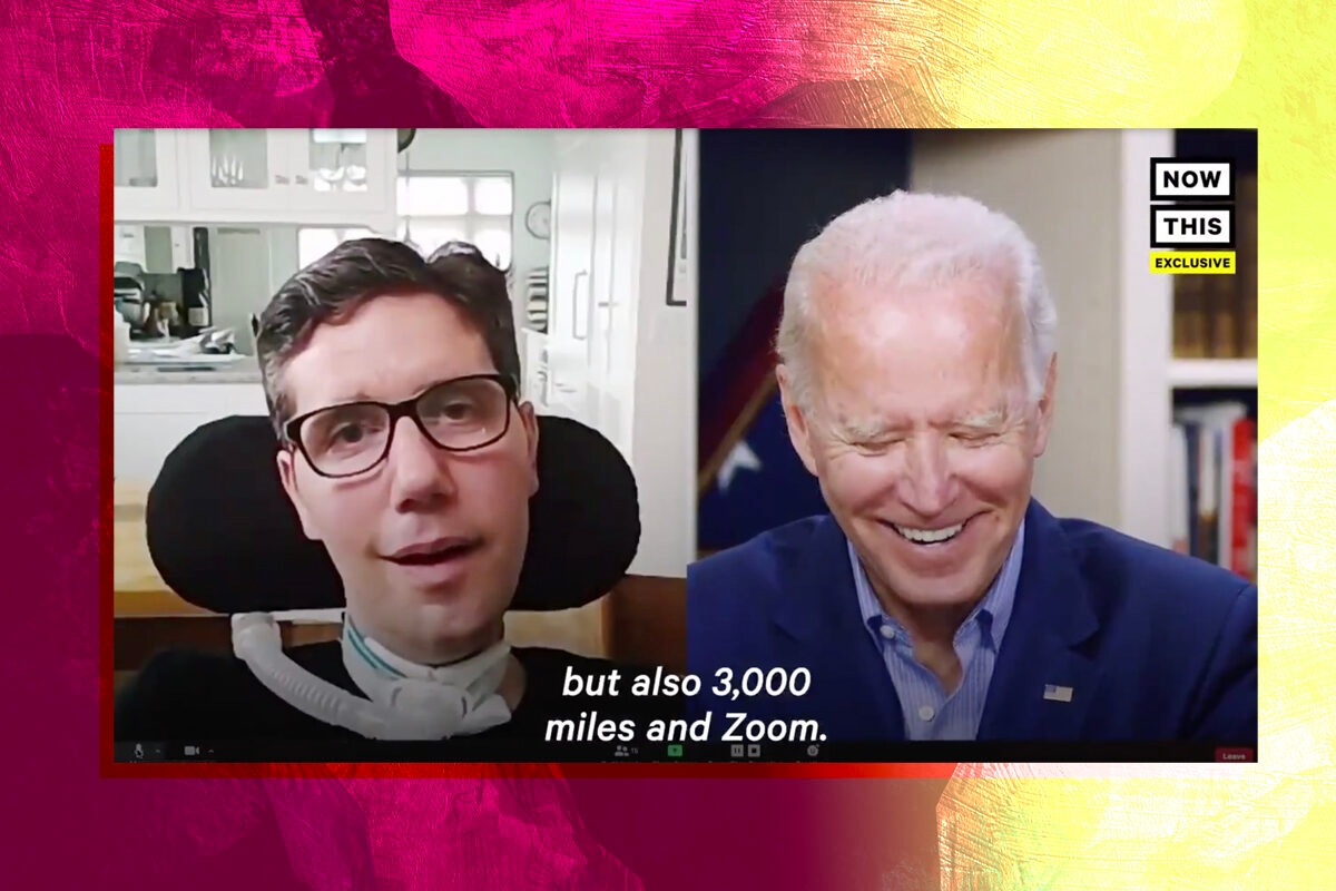 Ady Barkan and Joe Biden, Now This Interview