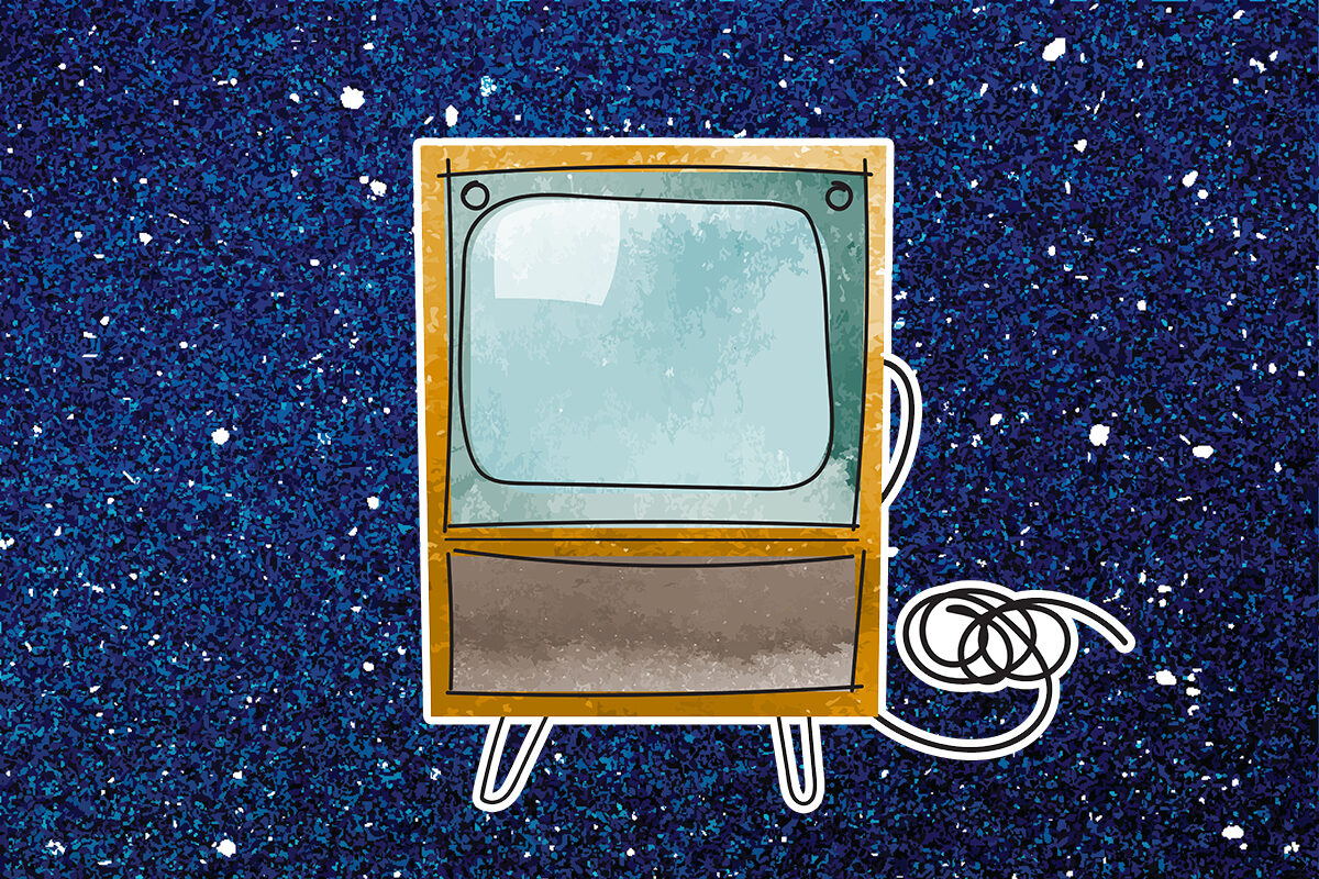 vector tv illustration.
