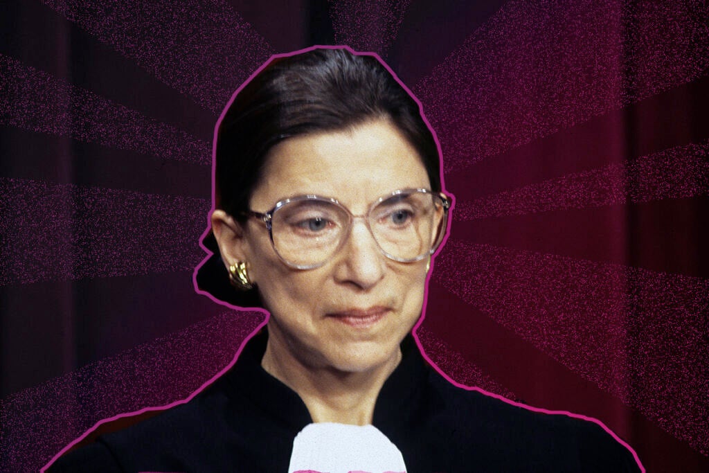 RBG at her confirmation day, August of 1993