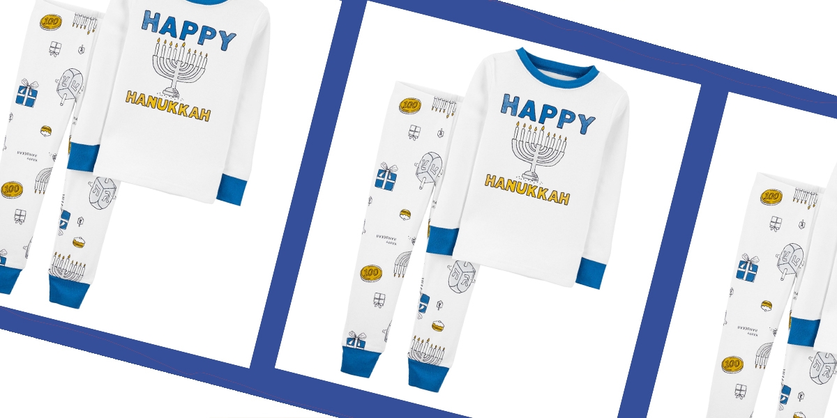 Carters hanukkah pajamas deals