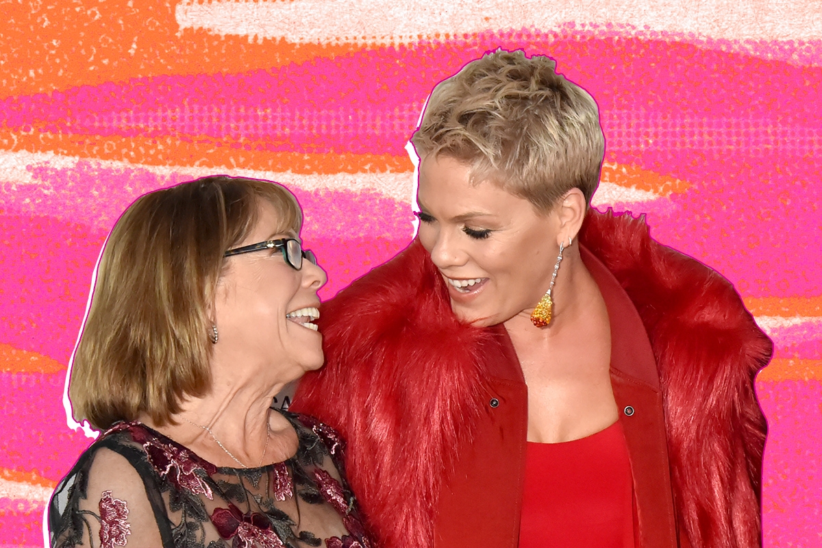 NEW YORK, NY - JANUARY 27: (L-R) Judith Moore, Pink and Carey Hart attend the Clive Davis and Recording Academy Pre-GRAMMY Gala and GRAMMY Salute to Industry Icons Honoring Jay-Z on January 27, 2018 in New York City. (Photo by Jeff Kravitz/FilmMagic)