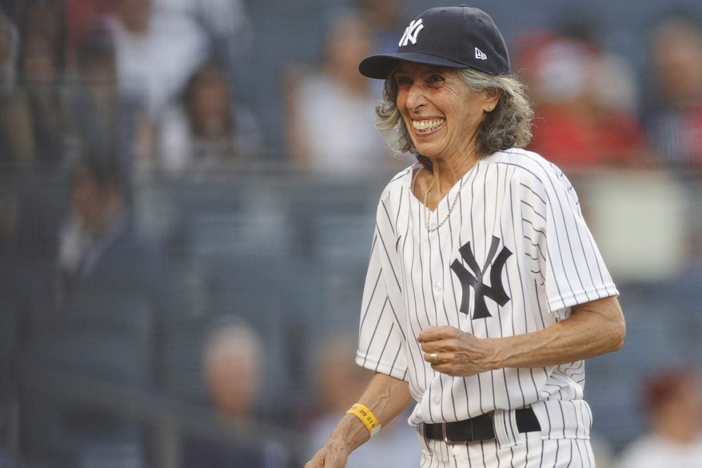 Gwen Goldman at Yankee Stadium.