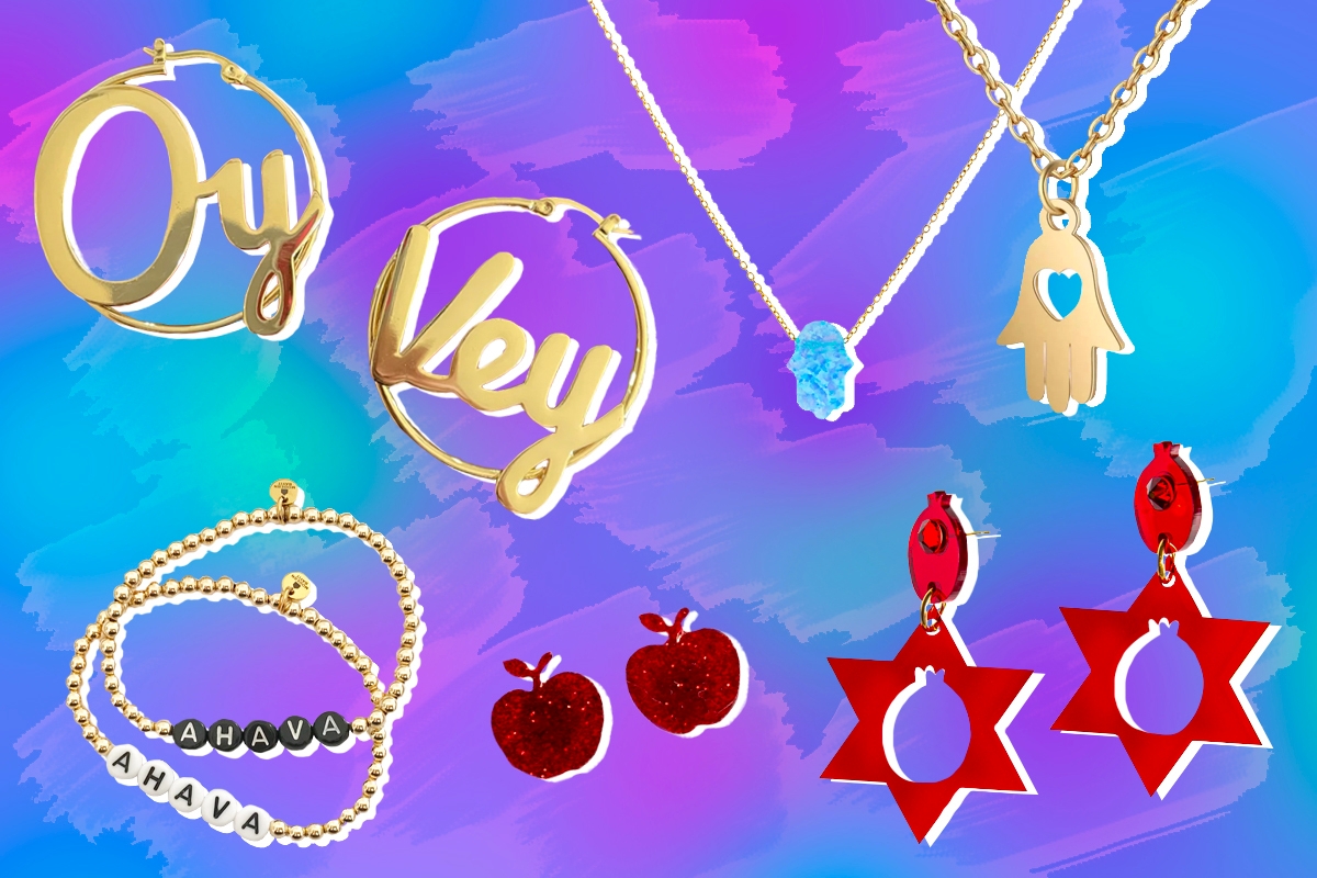 collage of jewelry