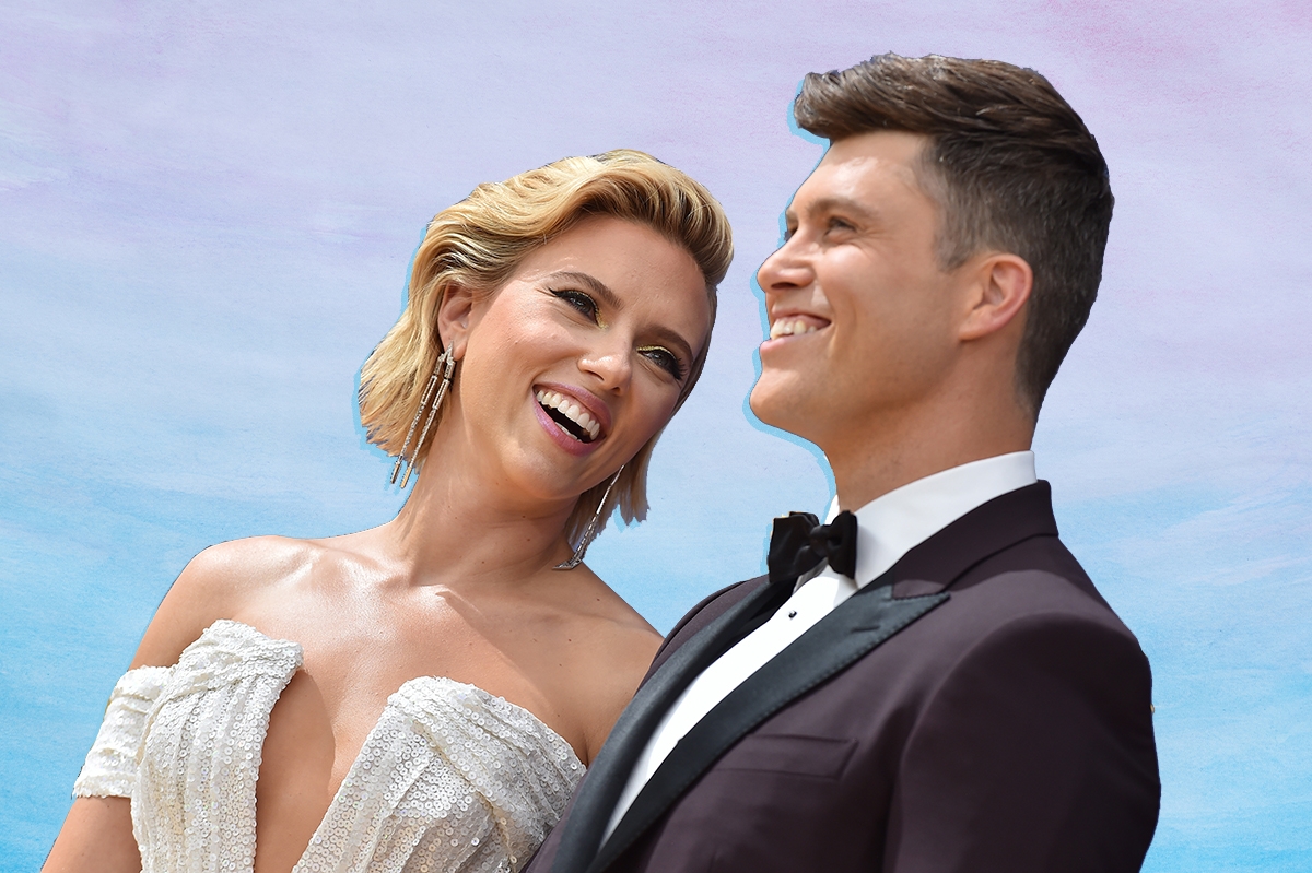 Scarlett Johansson and Colin Jost