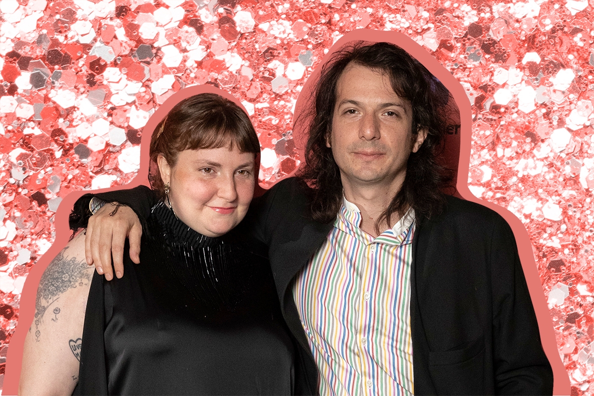 LONDON, ENGLAND - AUGUST 01: Lena Dunham and Luis Felber attend the "Zola" special screening at Picturehouse Central on August 01, 2021 in London, England.