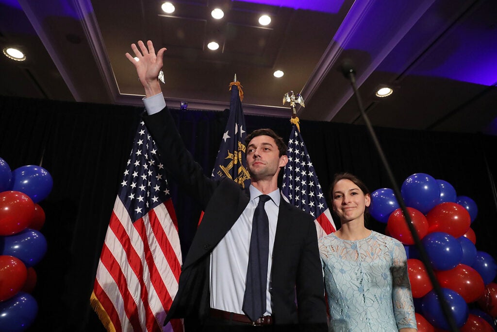 GA Democratic Congressional Candidate Jon Ossoff Holds Election Night Event