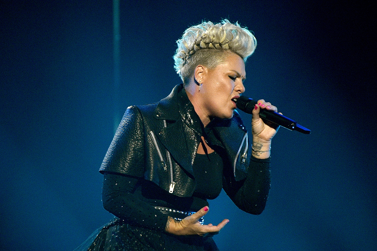LOS ANGELES, CALIFORNIA - MAY 23: In this image released on May 23, P!nk performs onstage for the 2021 Billboard Music Awards, broadcast on May 23, 2021 at Microsoft Theater in Los Angeles, California. (Photo by