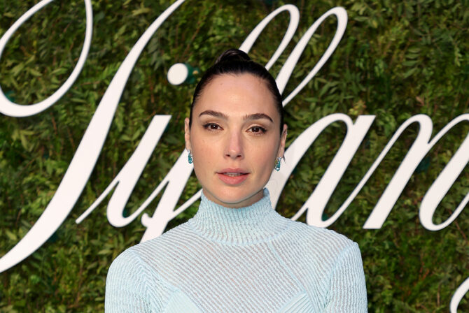 LONDON, ENGLAND - JUNE 09: Gal Gadot attends Tiffany & Co. "Vision & Virtuosity" Brand Exhibition Opening Gala at Saatchi Gallery on June 09, 2022 in London, England. (