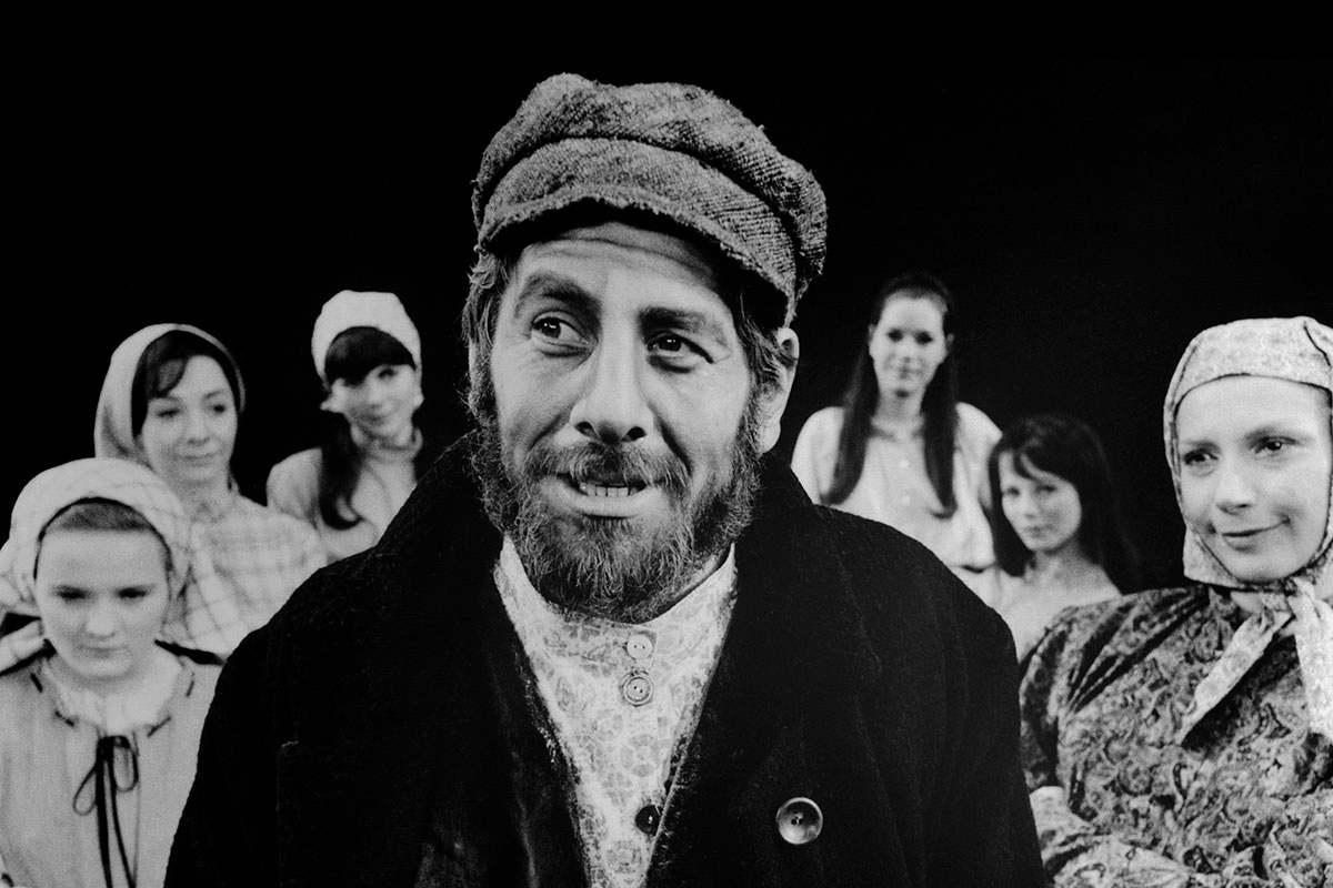 Chaim Topol Playing Tevye in Fiddler on the Roof