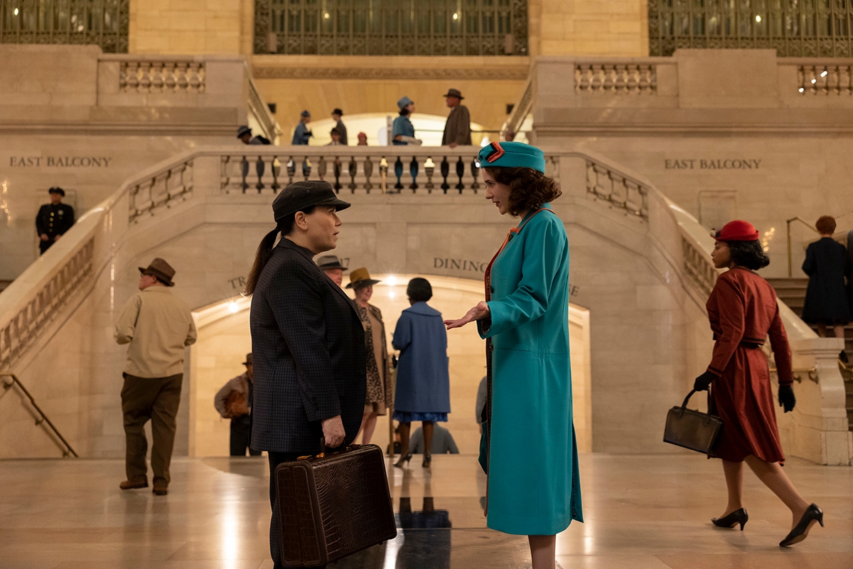 Alex Borstein (Susie), Rachel Brosnahan (Miriam 'Midge' Maisel)