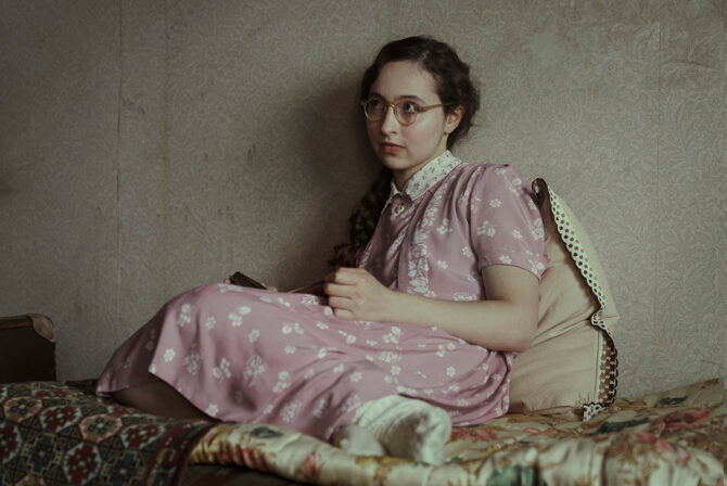 Ashley Brooke as Margot Frank in A SMALL LIGHT