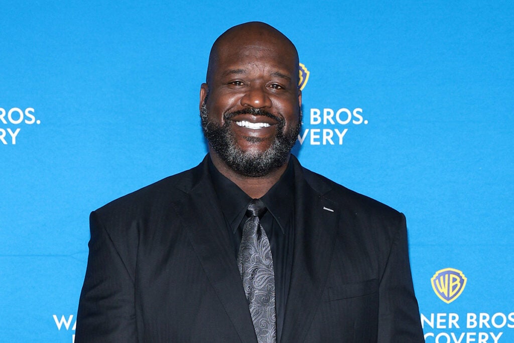 NEW YORK, NEW YORK - MAY 15: Shaquille O'Neal attends the Warner Bros. Discovery Upfront 2024 on May 15, 2024 in New York City.