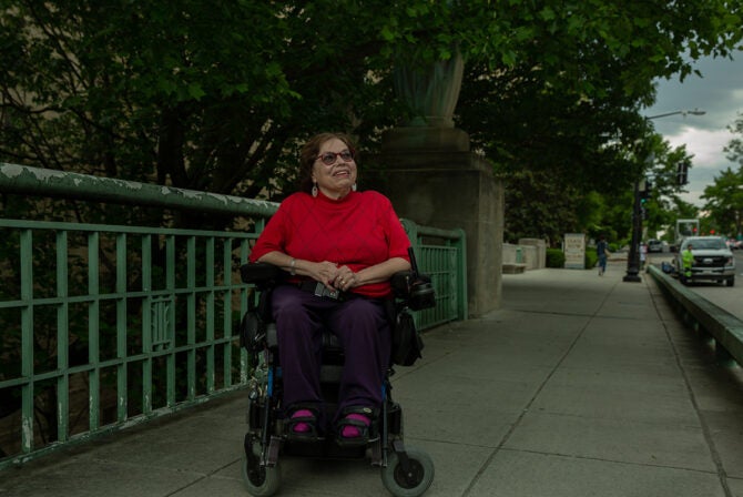 Portraits of International Disability Rights Advocate, Judith E. Heumann