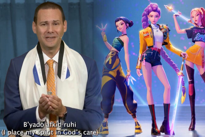 Cantor Azi Schwartz and KPop Demon Hunters
