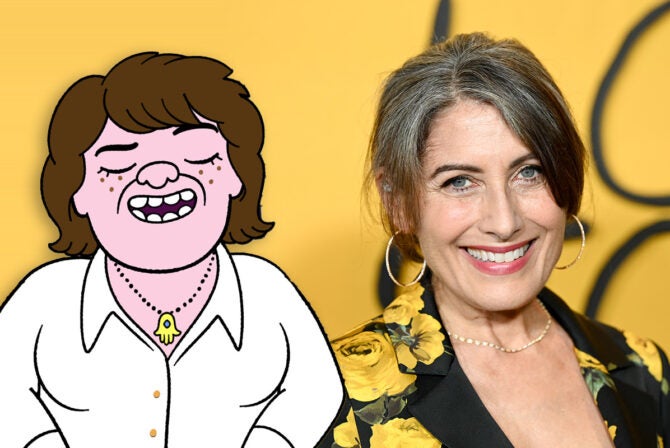 Naomi Schwartz and Lisa Edelstein at the Netflix "Long Story Short" Special Screening held at Tudum Theater on August 18, 2025 in Los Angeles, California.